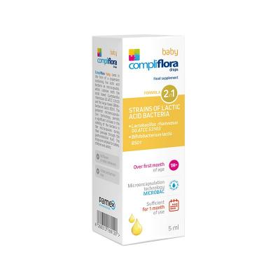 Compliflora baby drops pienskābās baktērijas 5 ml