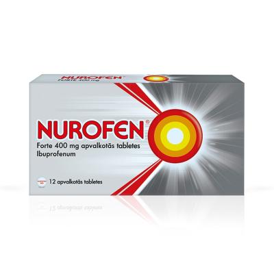 NUROFEN Forte 400 mg apvalkotās tabletes N12