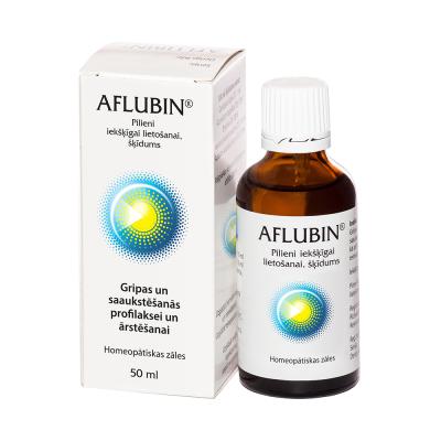 Aflubin pilieni iekšķīgai lietošanai, šķīdums 50 ml