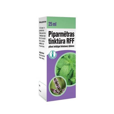 Piparmētras tinktūra RFF pilieni iekšķīgai lietošanai 25 ml