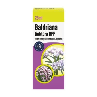 Baldriāna tinktūra RFF pilieni iekšķīgai lietošanai 25 ml
