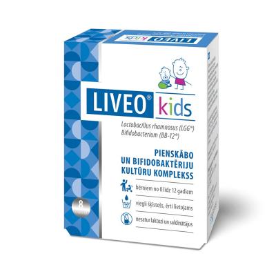 LIVEO KIDS pienskābo un bifidobaktēriju komplekss N8