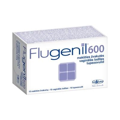 FLUGENIL 600 mg vaginālās lodītes N10