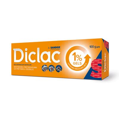 DICLAC 1% gels 100 g