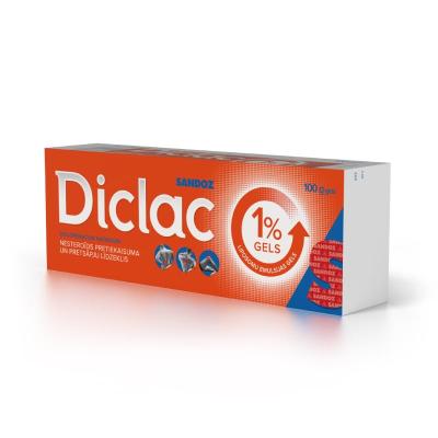 DICLAC 1% gels 100g
