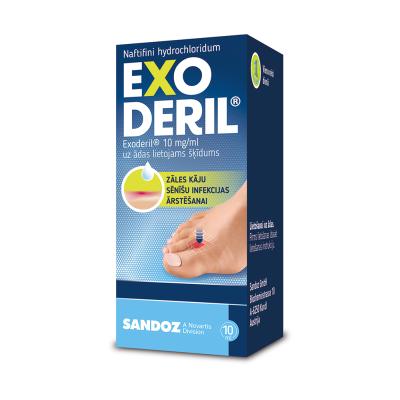 EXODERIL 10mg/ml šķīdums 10 ml