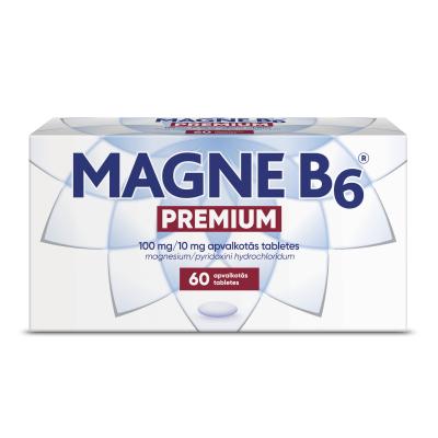 MAGNE B6 Premium (Magnijs) 100mg/10 mg apvalkotās tabletes N60