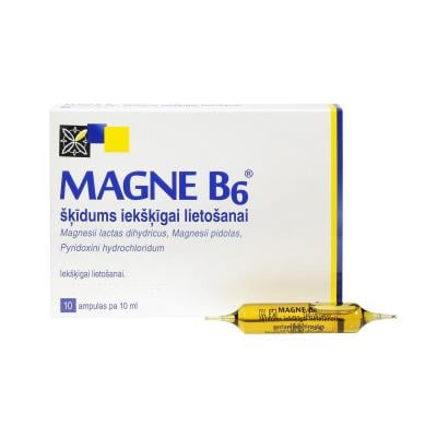 Magne B6 šķīdums iekšķīgai lietošanai N10