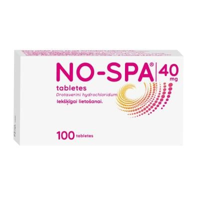 NO-SPA 40 mg tabletes N100