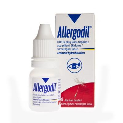 ALLERGODIL 0,05% acu pilieni 6 ml 