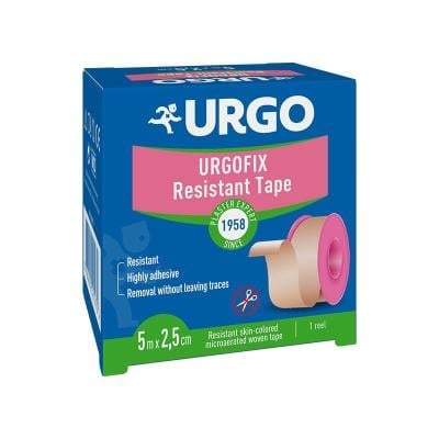 URGO Fix lentveida plāksteris 2,5cm x 5m 