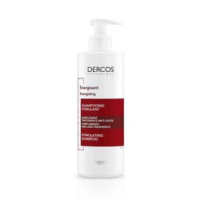 VICHY Decros Energising stimulējošs šampūns pret matu izkrišanu ar vitamīniem PP/B6/B5, 400ml