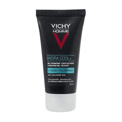 VICHY Homme Hydra Cool + mitrinošs sejas krēms ikdienai, 50 ml