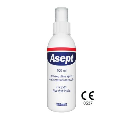 ASEPT antiseptisks šķīdums aerosols 100 ml