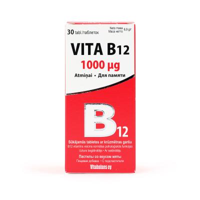 VITA B12 1000mcg tabletes N30