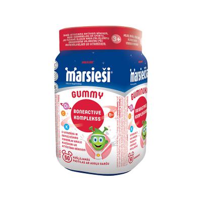 MARSIEŠI Gummy BONE ACTIVE komplekss košļājamas pastilas N50