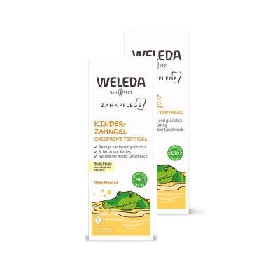 WELEDA želejveida zobu pasta piena zobu tīrīšanai, 50 ml 1+1 komplekts