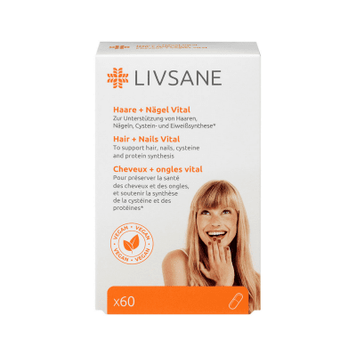LIVSANE Hair + Nails Vital kapsulas N60