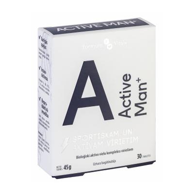 FORMULA VITALE Active Man+ tabletes N30