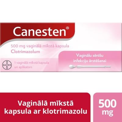  CANESTEN 500mg vaginālā mīkstā kapsula N1