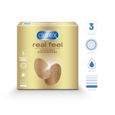 DUREX Real Feel prezervatīvi N3 