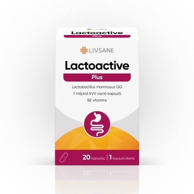 LIVSANE Lactoactive Plus kapsulas N20