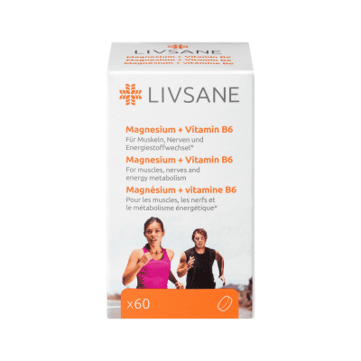 LIVSANE Magnijs + B6 vitamīns tabletes N60