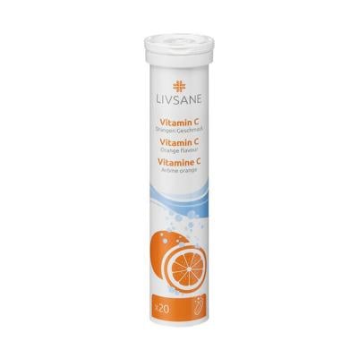LIVSANE C vitamīns 240 mg šķīstošās tabletes N20