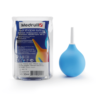 MEDRULL Klizmas balons, ciets uzgalis, izmērs N1, 30 ml