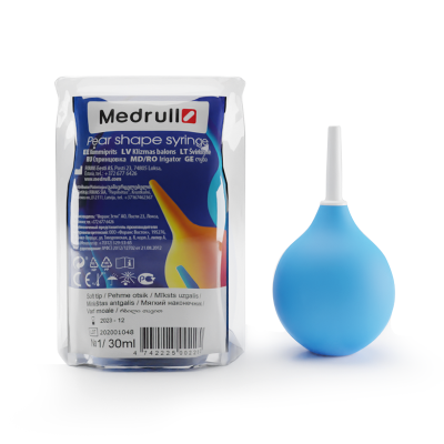 MEDRULL Klizmas balons, ciets uzgalis, izmērs N1, 30 ml