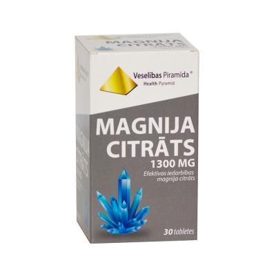Magnija citrāts 1300 mg tabletes N30