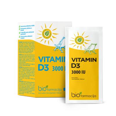 BIOFARMACIJA vitamīns D3 pulveris N20