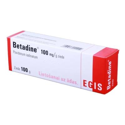 BETADINE 100 mg/g ziede 100 g
