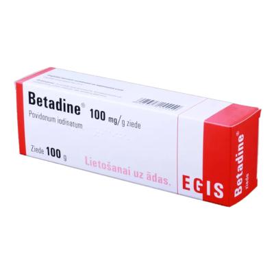 BETADINE 100 mg/g ziede 100 g