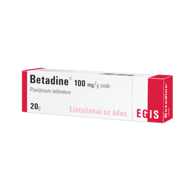 Betadine 20 mg/g ziede 20 g