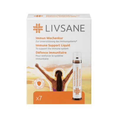 LIVSANE Immune Support Liquid šķidrums ampulās 25 ml N7