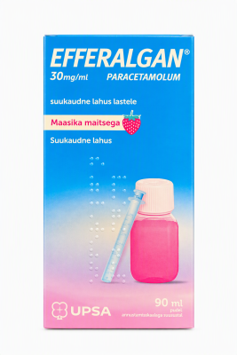 EFFERALGAN 30 mg/ml šķīdums iekšķīgai lietošanai bērniem 90 ml