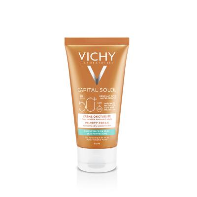 VICHY Capital Velvety sejas saules aizsargkrēms SPF50+ 50 ml