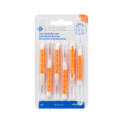 LIVSANE starpzobu birste Extra fine 0,4-2,0 mm N6