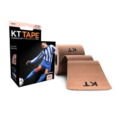 KT TAPE Original teips bēšs, 5m, strēmeles N20