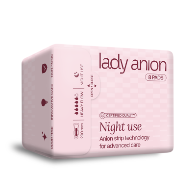 LADY ANION Night Use higiēniskās paketes N8