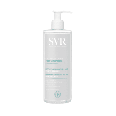 SVR Physiopure Eau Micellaire micelārais ūdens dekoratīvās kosmētikas notīrīšanai 400 ml
