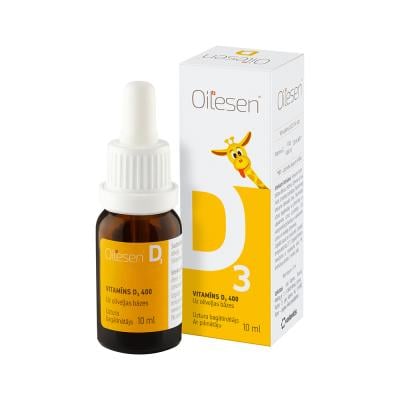 OILESEN D3 vitamīns 400 SV pilieni 10 ml