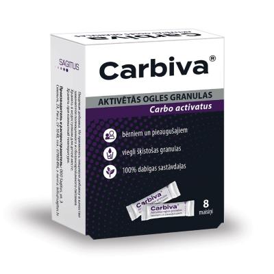 CARBIVA aktivētās ogles granulas N8