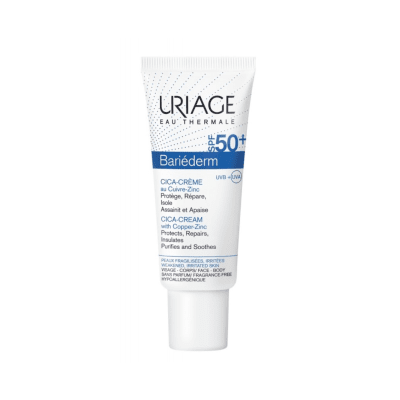 URIAGE Bariederm Cica SPF50+ krēms ar Cu-Zn 40 ml