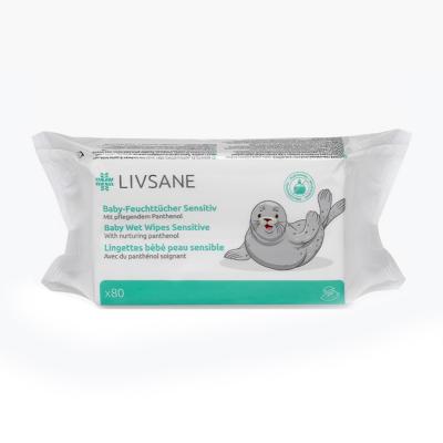 LIVSANE mitrās salvetes bērniem N80