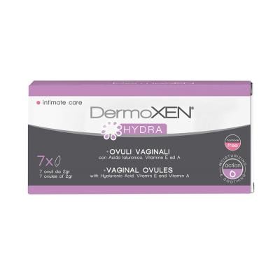 DERMOXEN HYDRA vaginālās svecītes N7