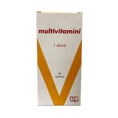 MEDPRO Multivitamīni 1 dienā tabletes N60