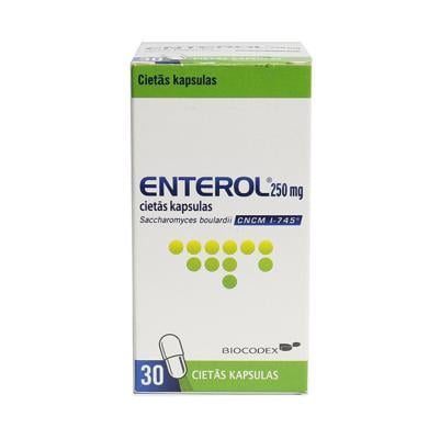 ENTEROL 250mg cietās kapsulas N30