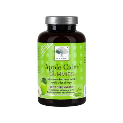 NEW NORDIC Apple Cider Gummies košļājamās pastilas N60